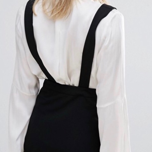 Ruffle Skirt with Convertible Suspenders - Picture 2 of 6